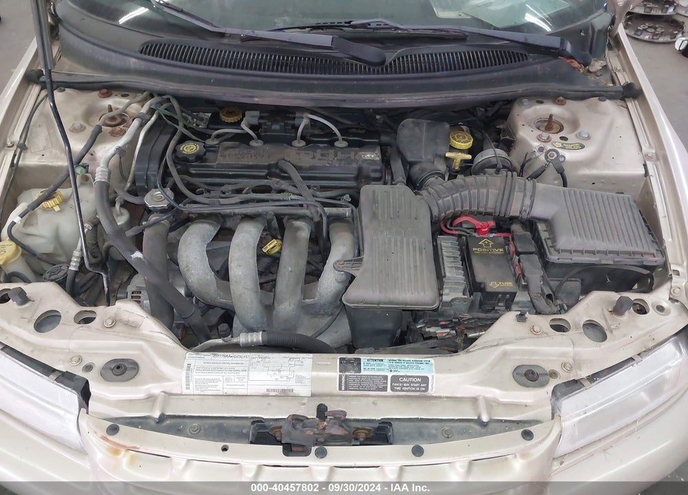 2000 PLYMOUTH BREEZE VIN: 1P3EJ46X5YN193811
