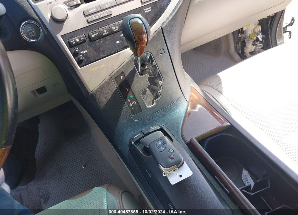 2010 LEXUS RX 350 VIN: 2T2ZK1BA9AC021283