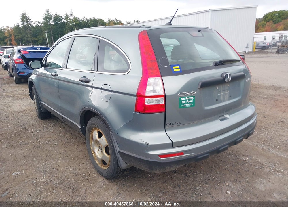 2011 HONDA CR-V LX VIN: 5J6RE4H30BL008013
