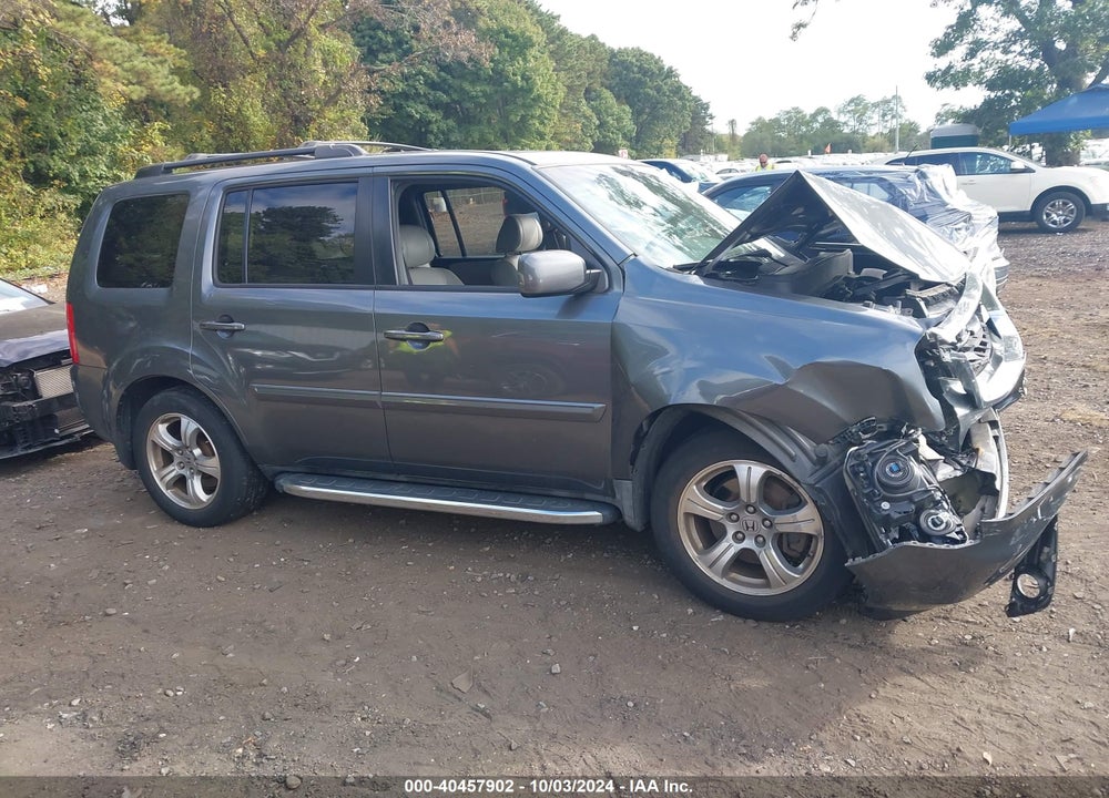 2012 HONDA PILOT EX-L VIN: 5FNYF4H69CB047647