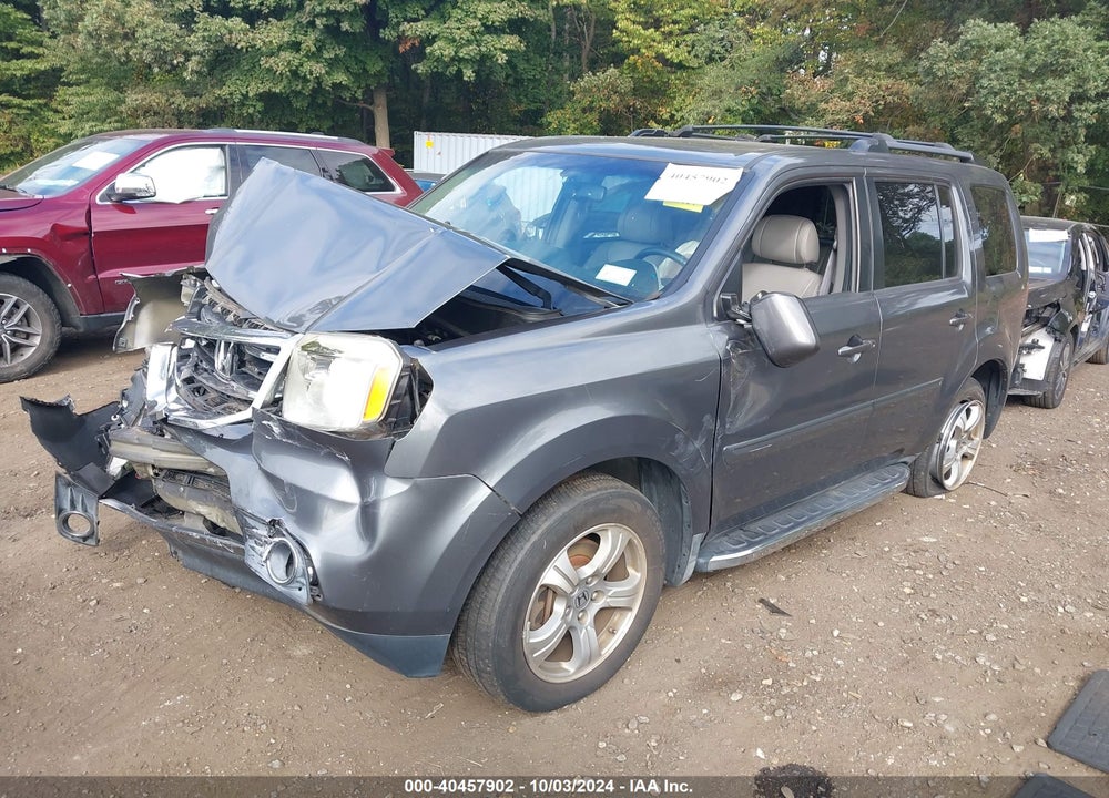 2012 HONDA PILOT EX-L VIN: 5FNYF4H69CB047647