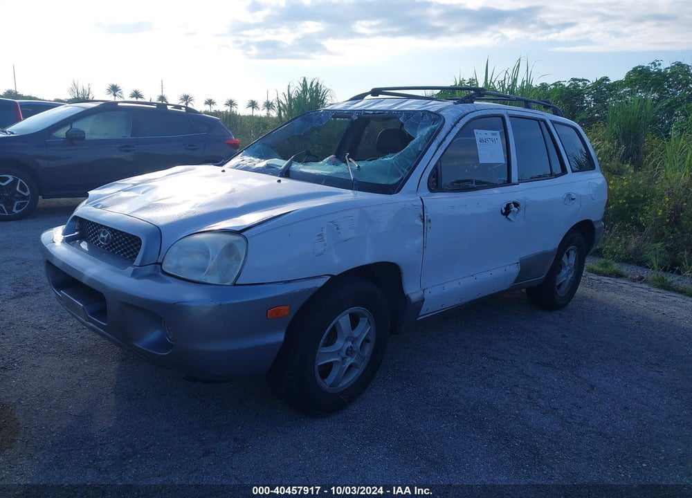 2004 HYUNDAI SANTA FE GLS VIN: KM8SC13D94U583599