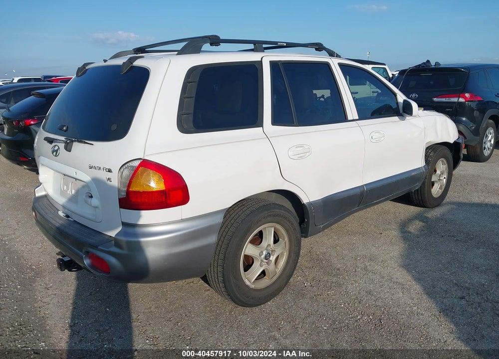 2004 HYUNDAI SANTA FE GLS VIN: KM8SC13D94U583599