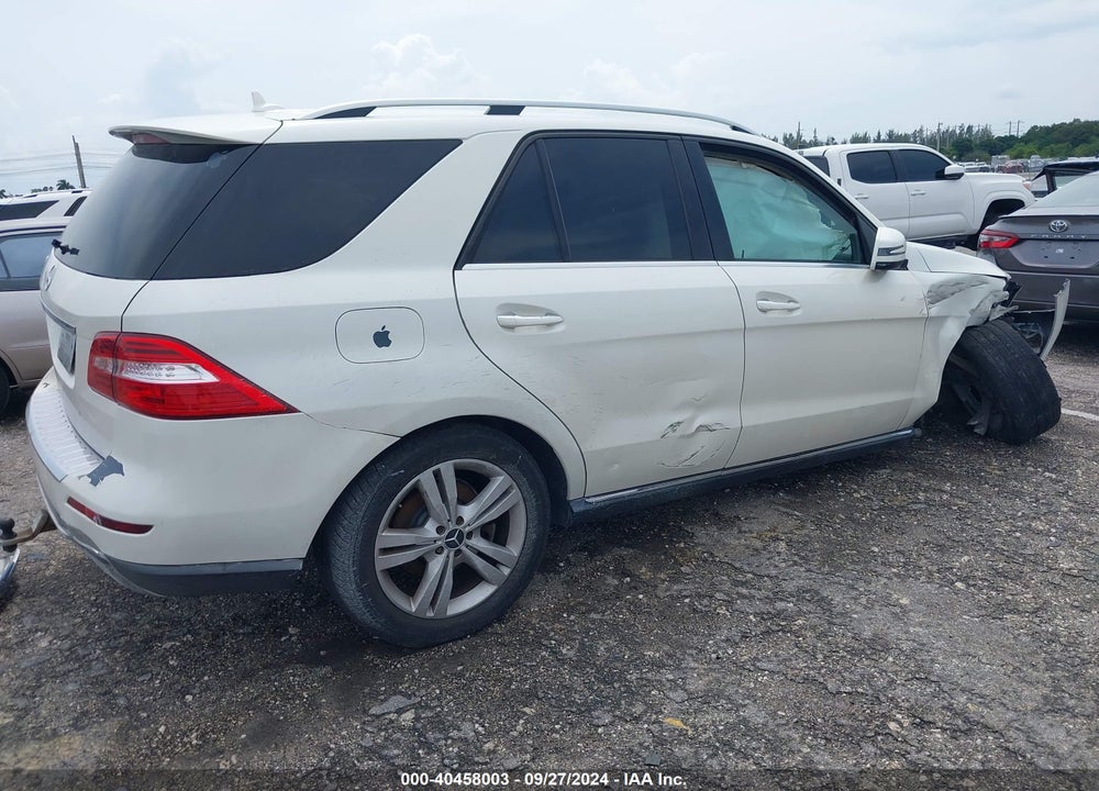2013 MERCEDES-BENZ M-CLASS ML 350 VIN: 4JGDA5JB6DA242914
