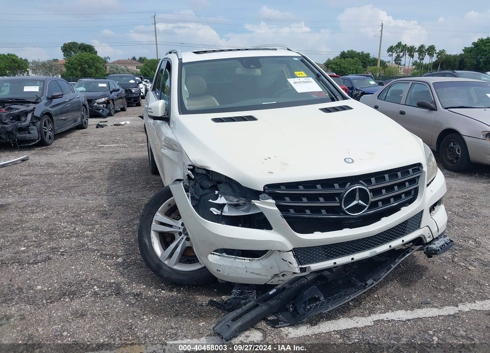 2013 MERCEDES-BENZ M-CLASS ML 350 VIN: 4JGDA5JB6DA242914