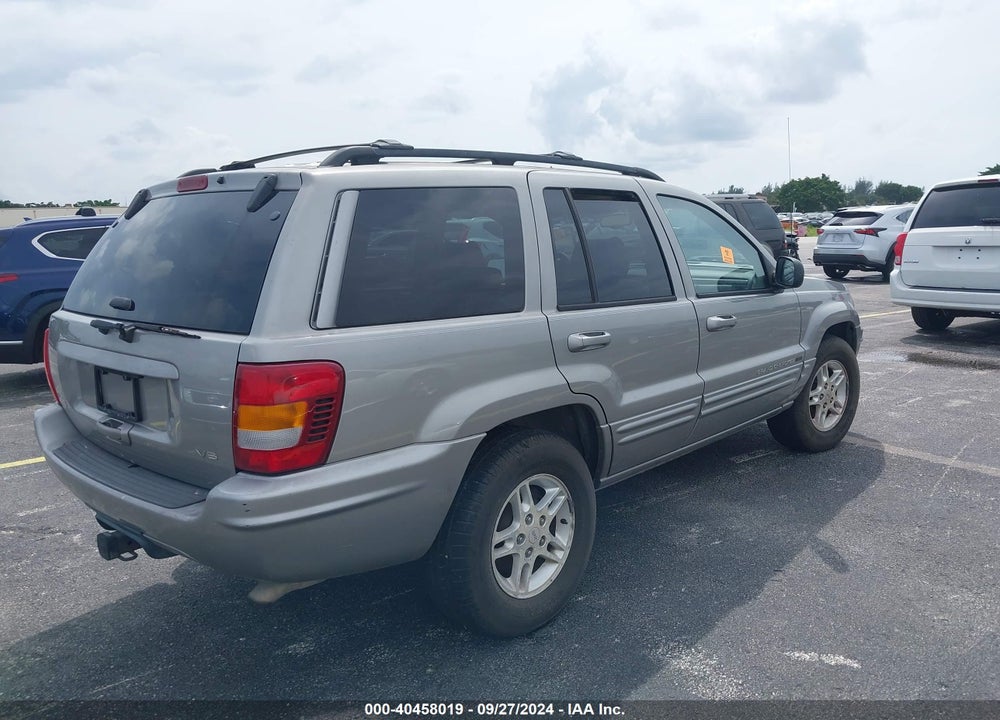 2000 JEEP GRAND CHEROKEE LIMITED VIN: 1J4G258N9YC242764