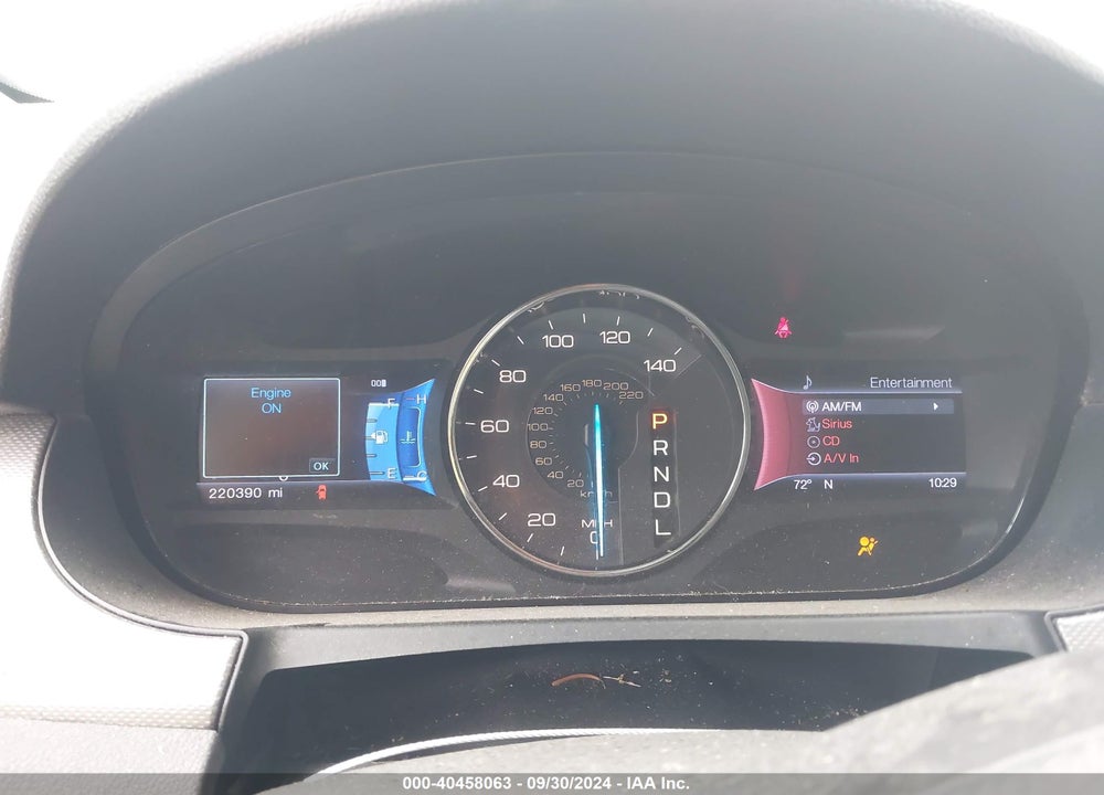 2013 FORD EDGE SEL VIN: 2FMDK3J99DBA80943