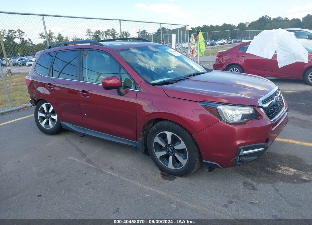2018 SUBARU FORESTER 2.5I LIMITED VIN: JF2SJARC9JH579647