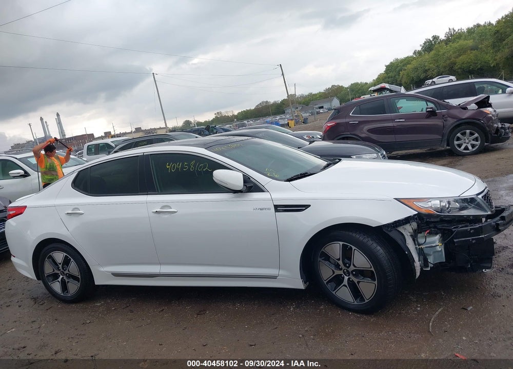 2013 KIA OPTIMA HYBRID EX VIN: KNAGM4AD5D5047445