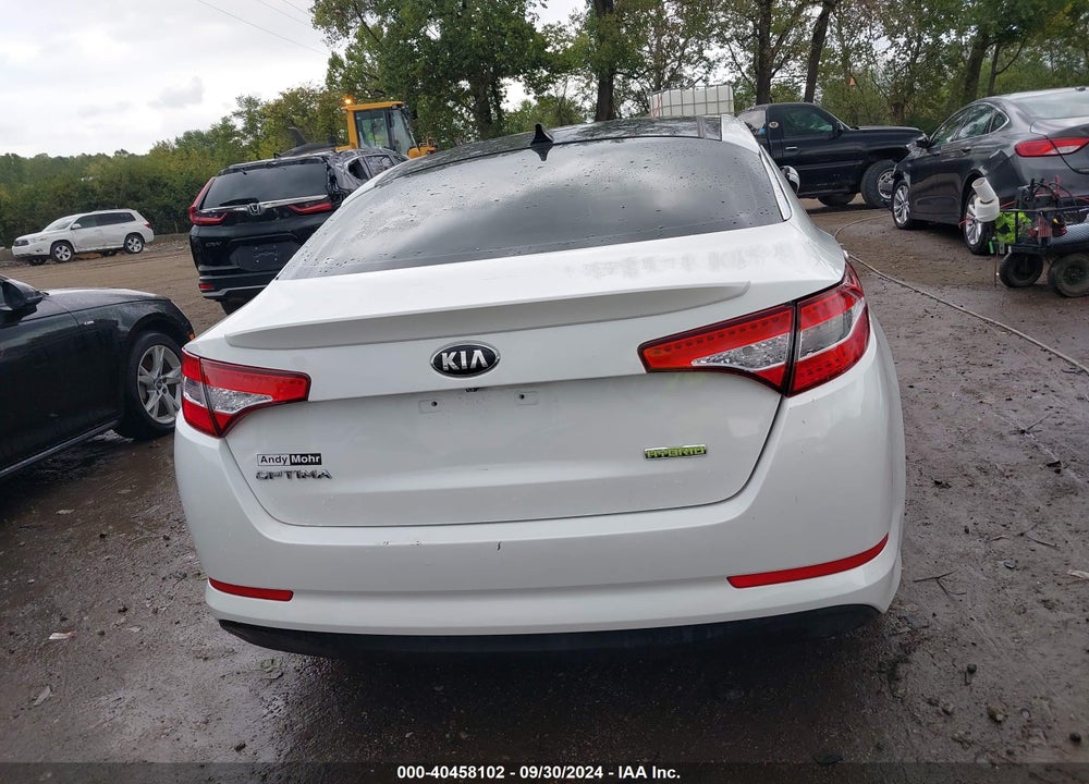 2013 KIA OPTIMA HYBRID EX VIN: KNAGM4AD5D5047445