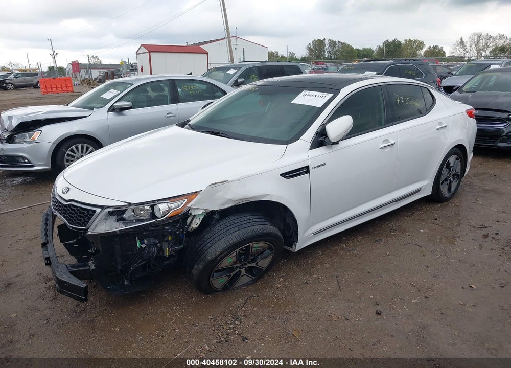 2013 KIA OPTIMA HYBRID EX VIN: KNAGM4AD5D5047445