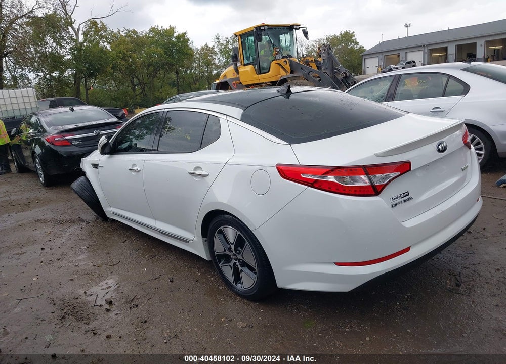 2013 KIA OPTIMA HYBRID EX VIN: KNAGM4AD5D5047445