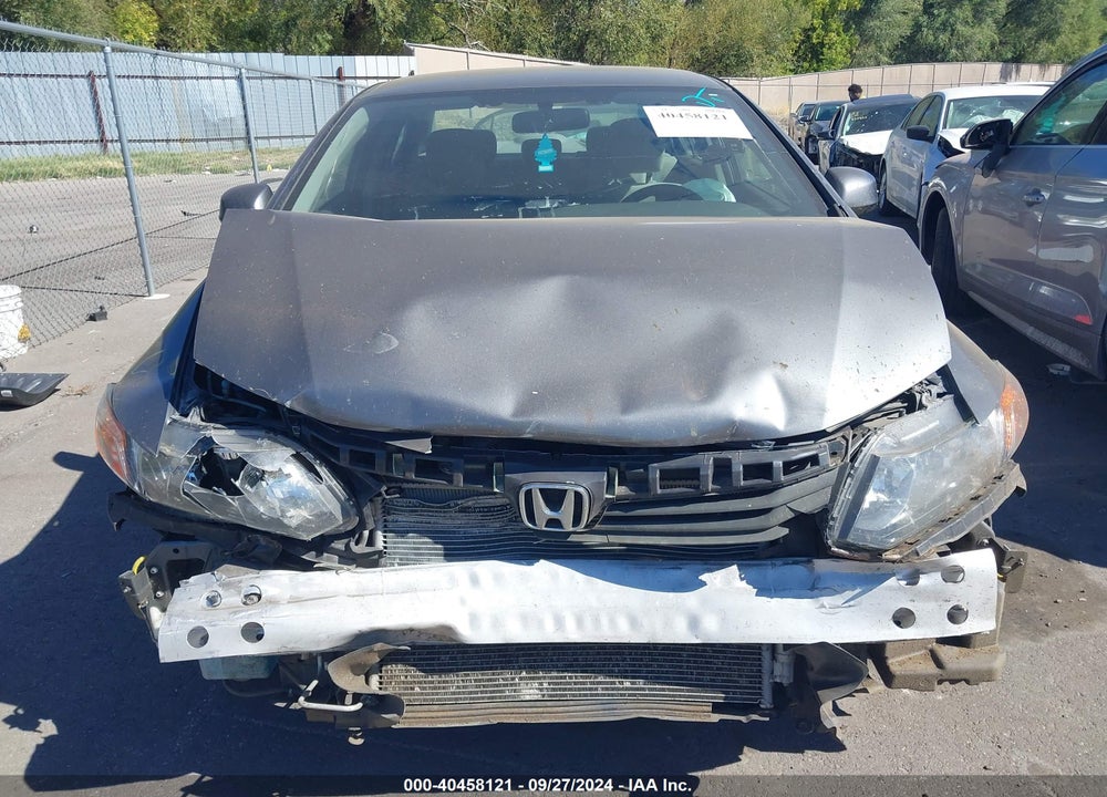2012 HONDA CIVIC LX VIN: 19XFB2F53CE388064