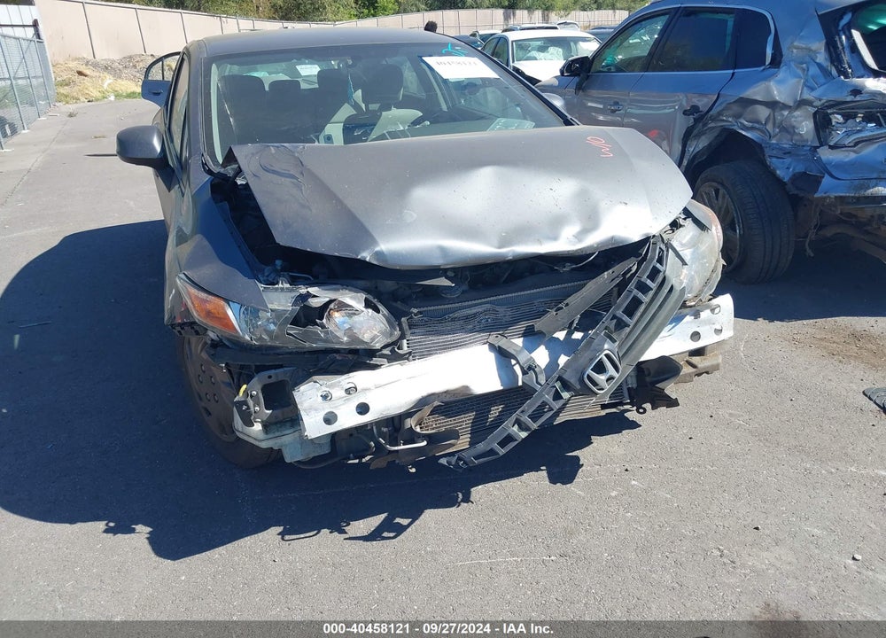 2012 HONDA CIVIC LX VIN: 19XFB2F53CE388064