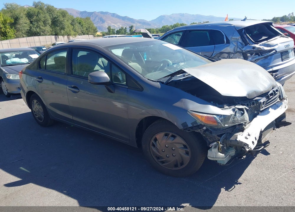 2012 HONDA CIVIC LX VIN: 19XFB2F53CE388064