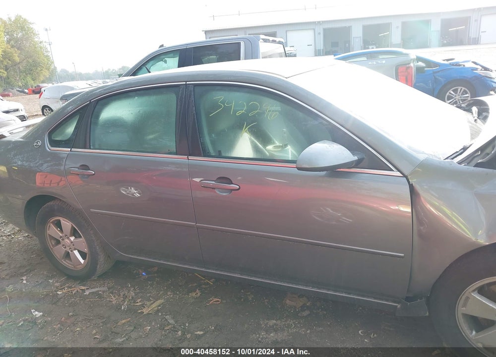 2008 CHEVROLET IMPALA LT VIN: 2G1WT58K581342296