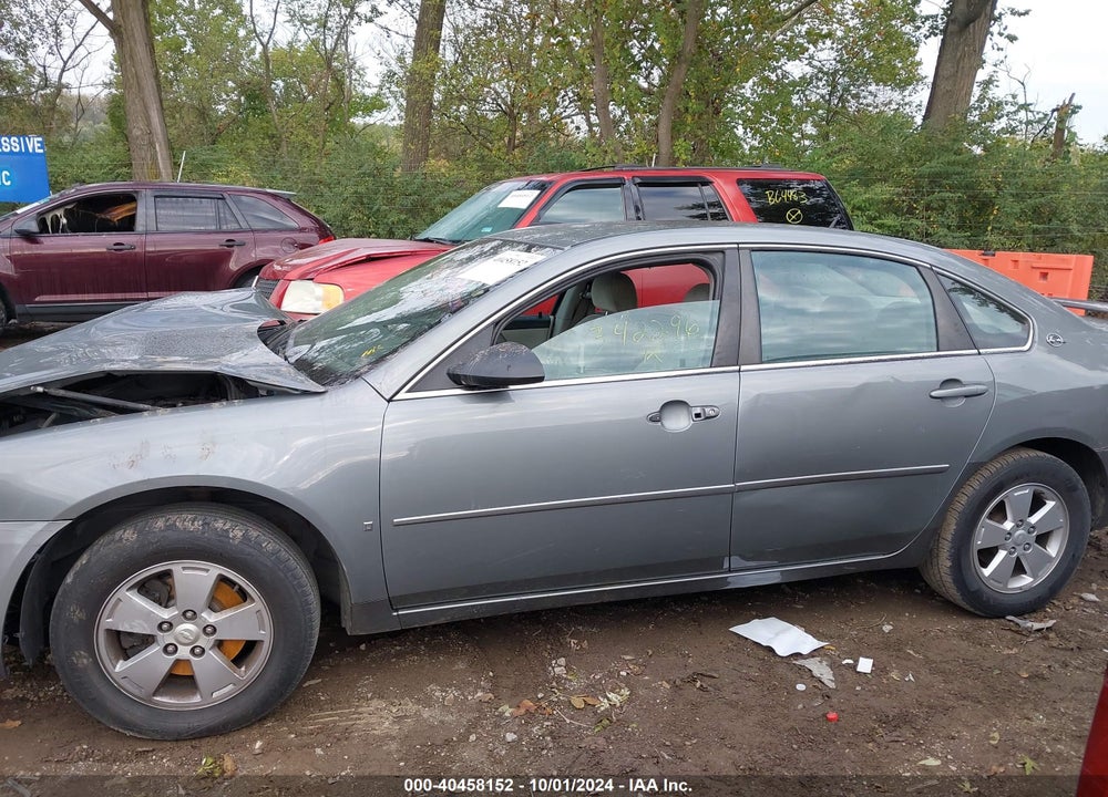 2008 CHEVROLET IMPALA LT VIN: 2G1WT58K581342296