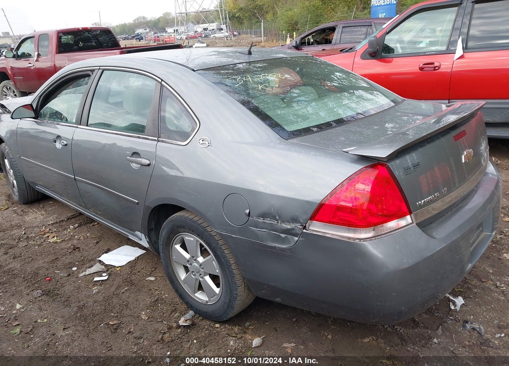 2008 CHEVROLET IMPALA LT VIN: 2G1WT58K581342296