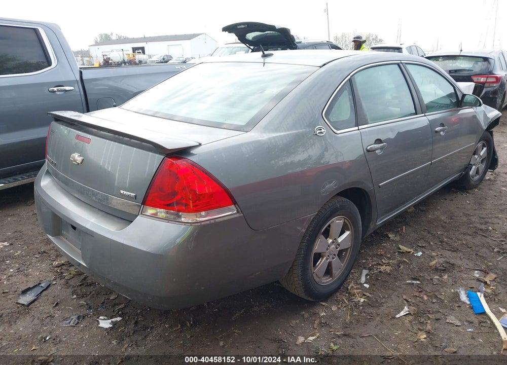 2008 CHEVROLET IMPALA LT VIN: 2G1WT58K581342296