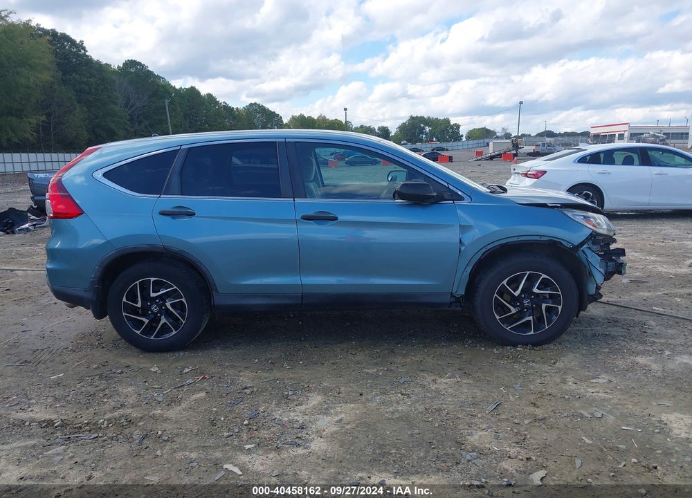 2016 HONDA CR-V SE VIN: 2HKRM3H43GH544705