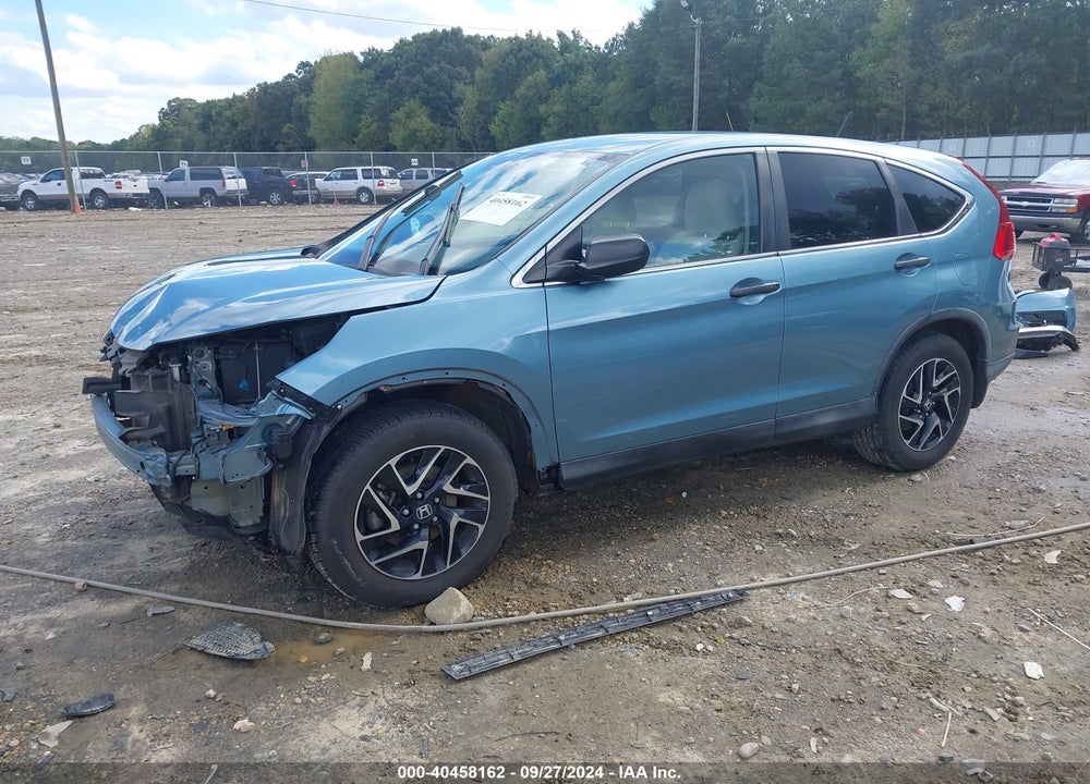 2016 HONDA CR-V SE VIN: 2HKRM3H43GH544705