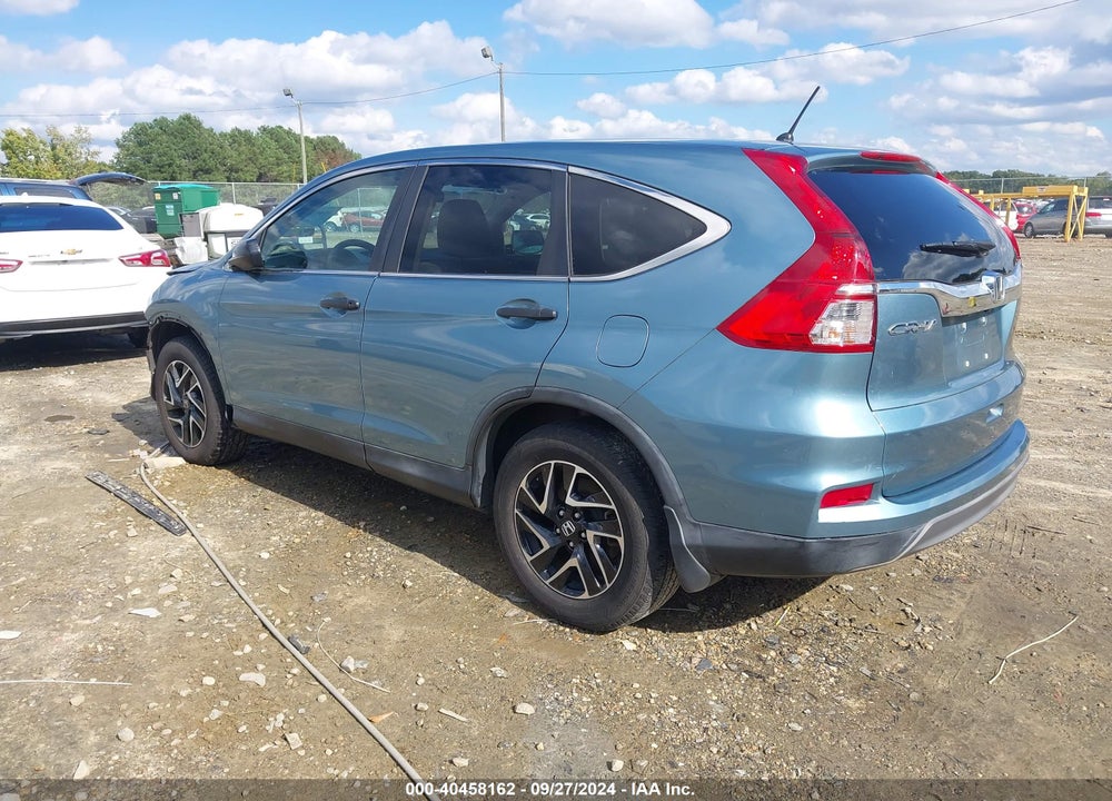 2016 HONDA CR-V SE VIN: 2HKRM3H43GH544705