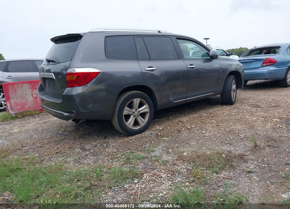 2008 TOYOTA HIGHLANDER LIMITED VIN: JTEES42A782007052