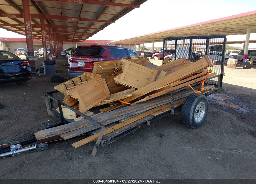2000 HOMEMADE UTILITY TRAILER VIN: CA481225