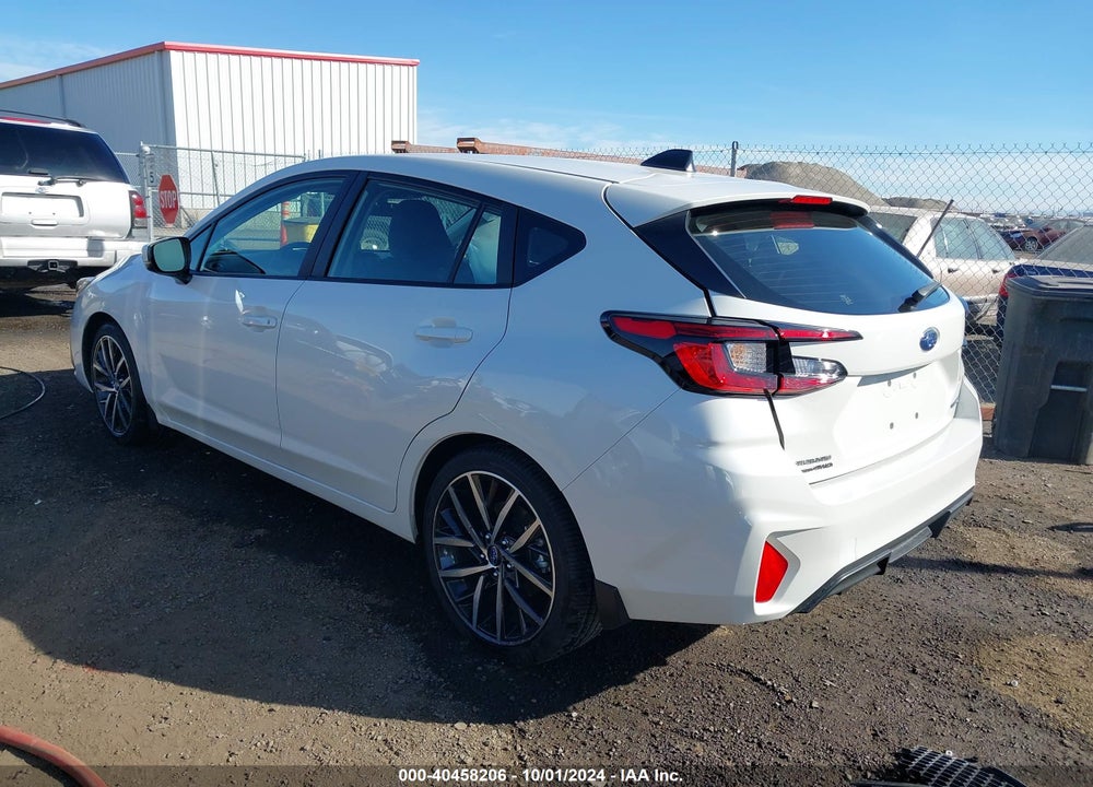 2024 SUBARU IMPREZA SPORT 5-DOOR VIN: JF1GUAFCXR8370869