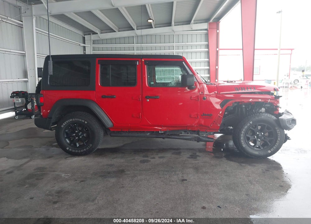 2021 JEEP WRANGLER UNLIMITED WILLYS 4X4 VIN: 1C4HJXDN8MW617471