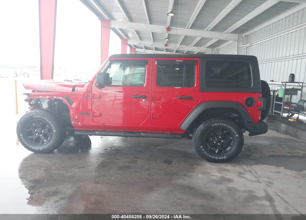 2021 JEEP WRANGLER UNLIMITED WILLYS 4X4 VIN: 1C4HJXDN8MW617471