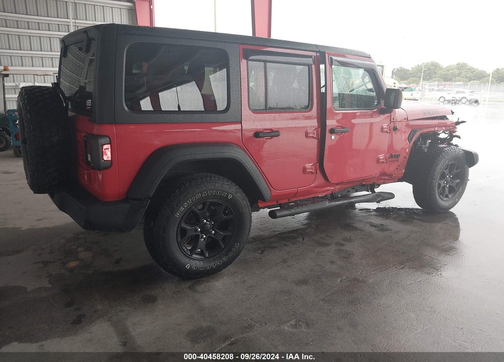 2021 JEEP WRANGLER UNLIMITED WILLYS 4X4 VIN: 1C4HJXDN8MW617471