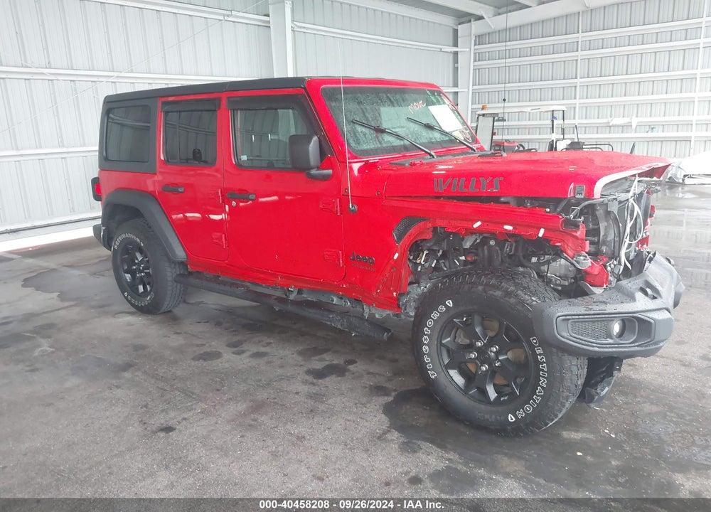 2021 JEEP WRANGLER UNLIMITED WILLYS 4X4 VIN: 1C4HJXDN8MW617471