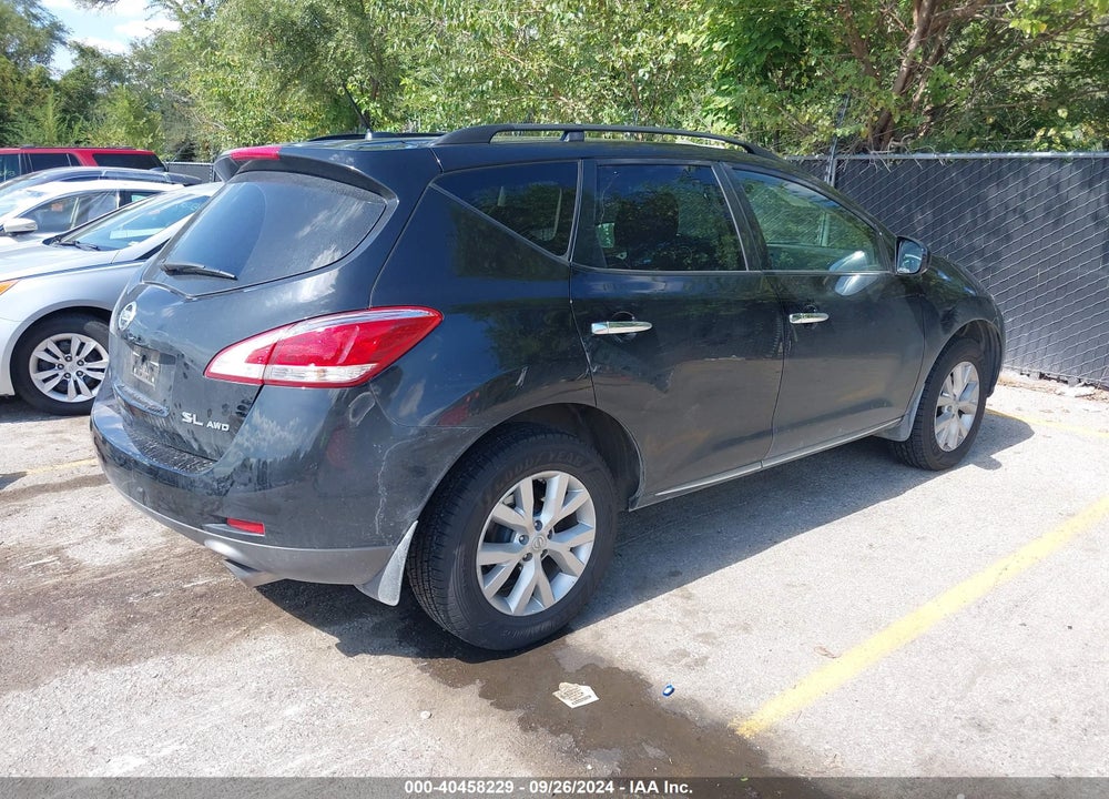 2014 NISSAN MURANO SL VIN: JN8AZ1MW5EW517561