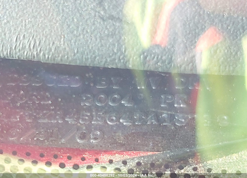 2004 FORD RANGER EDGE/TREMOR/XLT VIN: 1FTZR45E64TA13719