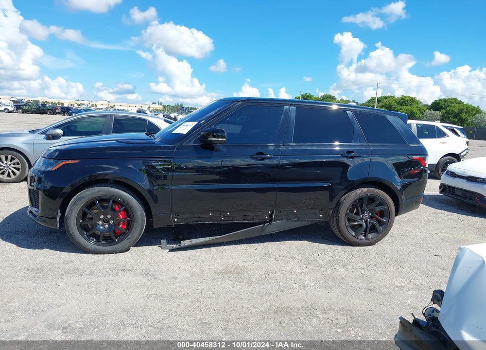 2018 LAND ROVER RANGE ROVER SPORT SUPERCHARGED/SUPERCHARGED DYNAMIC VIN: SALWR2RE5JA196774