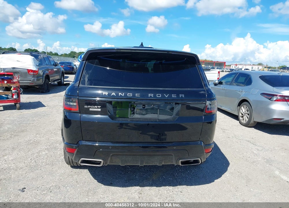 2018 LAND ROVER RANGE ROVER SPORT SUPERCHARGED/SUPERCHARGED DYNAMIC VIN: SALWR2RE5JA196774