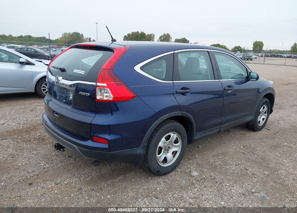 2015 HONDA CR-V LX VIN: 5J6RM4H31FL068939