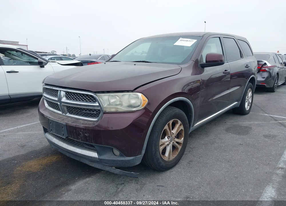 2012 DODGE DURANGO SXT VIN: 1C4RDHAG1CC146559