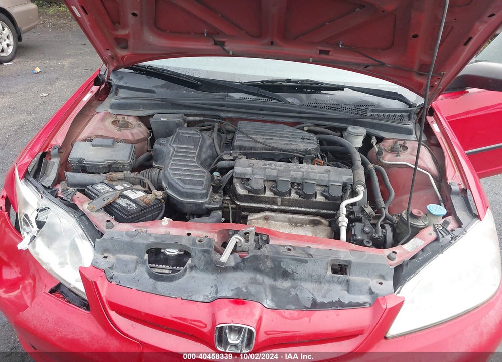 2005 HONDA CIVIC VP VIN: 1HGES163X5L028693