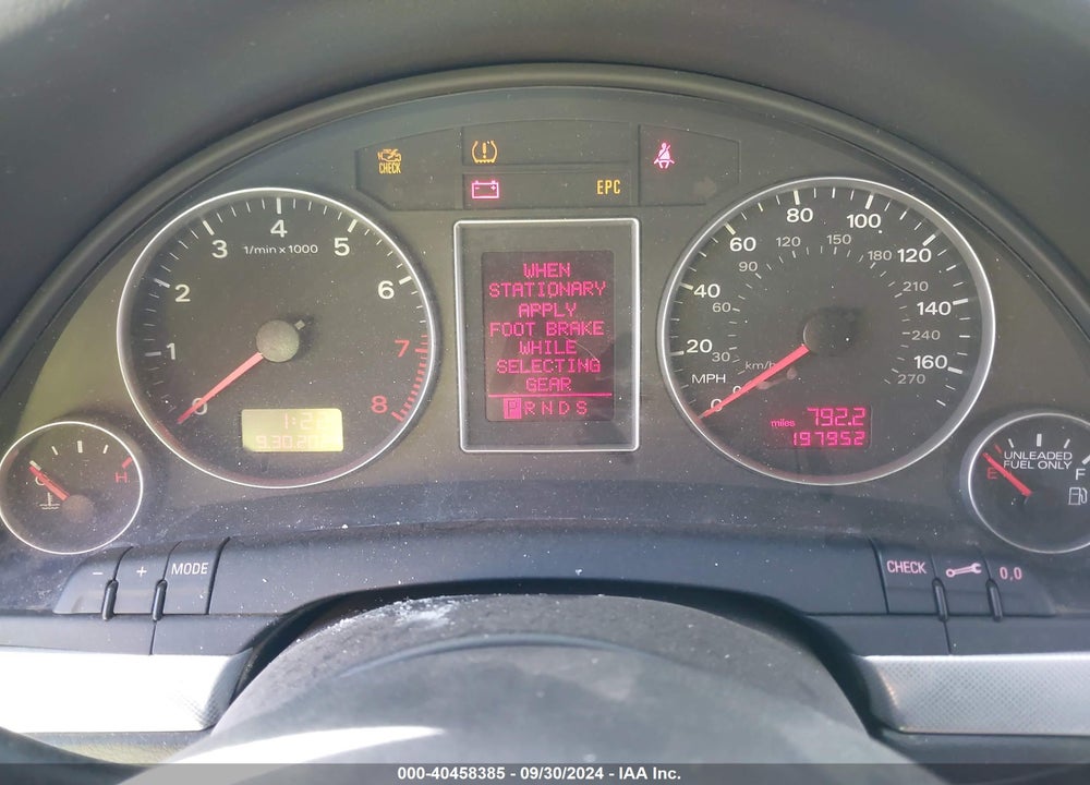 2008 AUDI A4 2.0T VIN: WAUAF78E38A044542