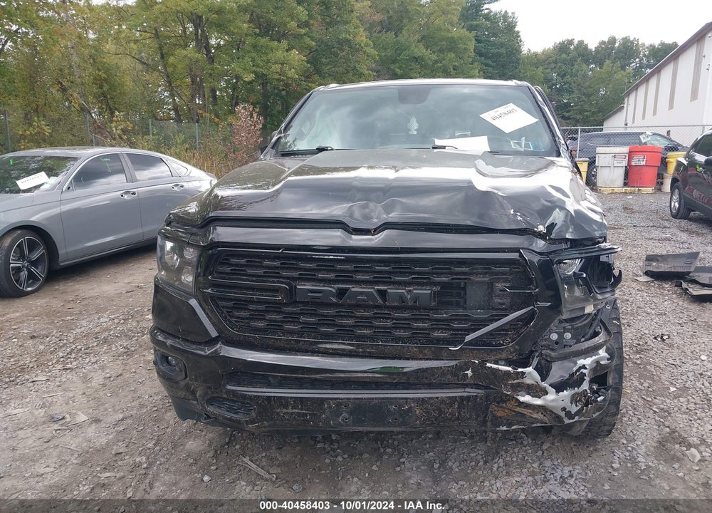 2022 RAM 1500 BIG HORN QUAD CAB 4X4 6'4 BOX VIN: 1C6SRFBT6NN128298