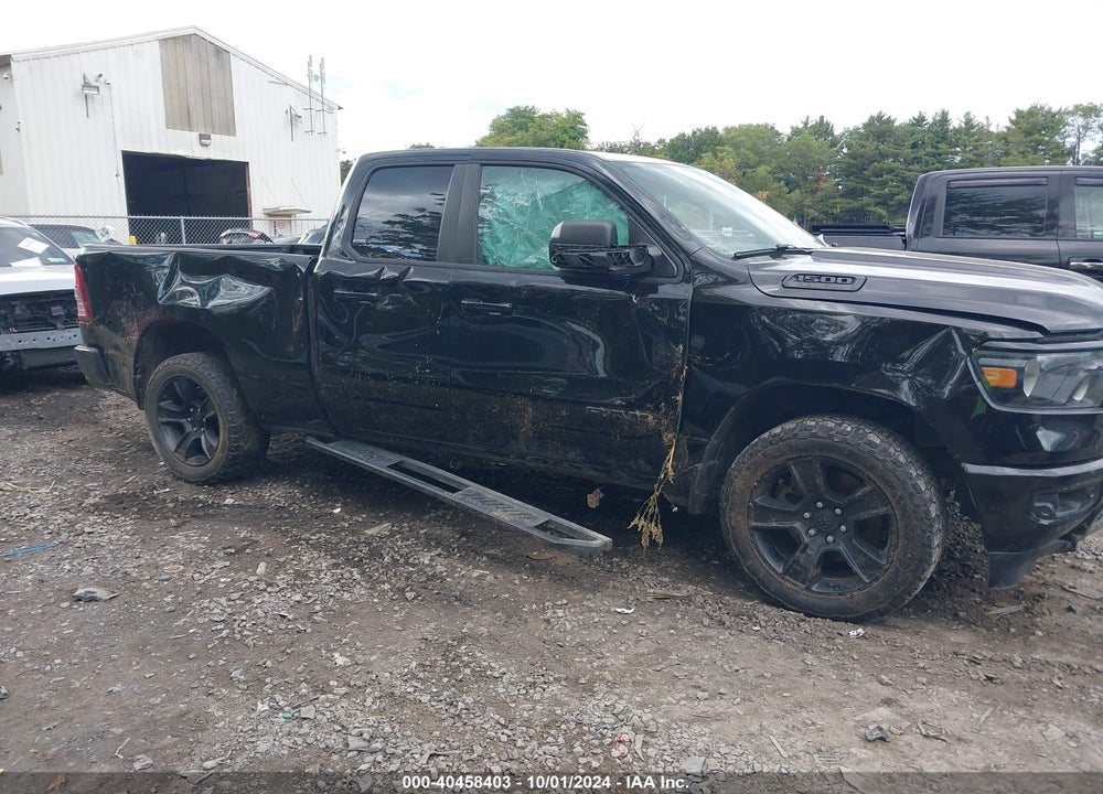 2022 RAM 1500 BIG HORN QUAD CAB 4X4 6'4 BOX VIN: 1C6SRFBT6NN128298