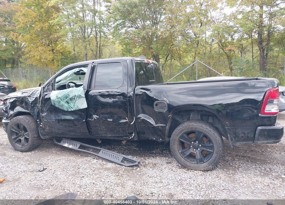 2022 RAM 1500 BIG HORN QUAD CAB 4X4 6'4 BOX VIN: 1C6SRFBT6NN128298