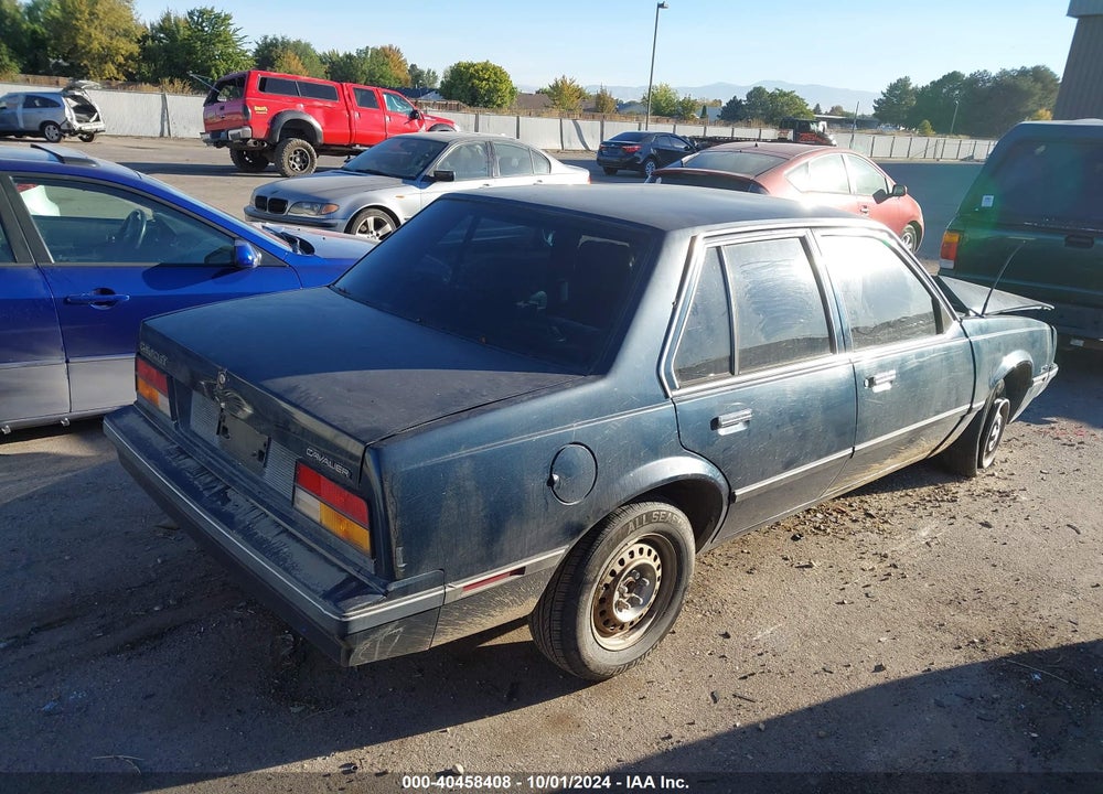 1986 CHEVROLET CAVALIER VIN: 1G1JC69P4GJ105278