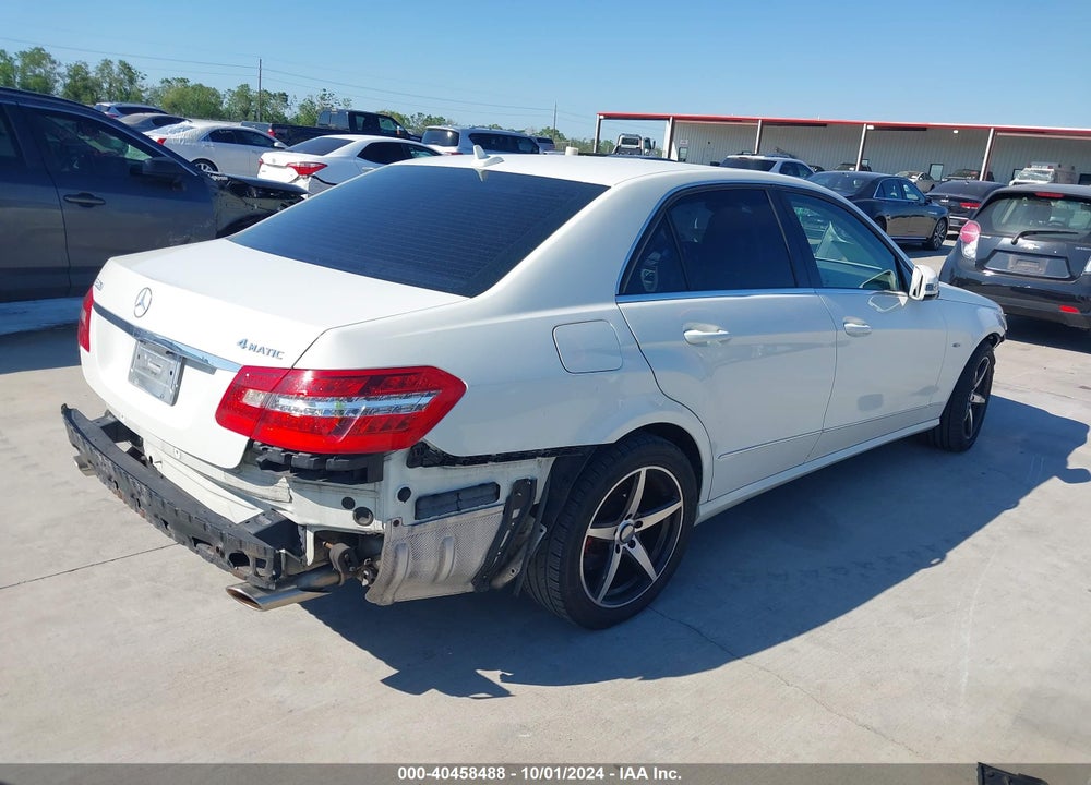 2012 MERCEDES-BENZ E 350 4MATIC VIN: WDDHF8JB6CA556575