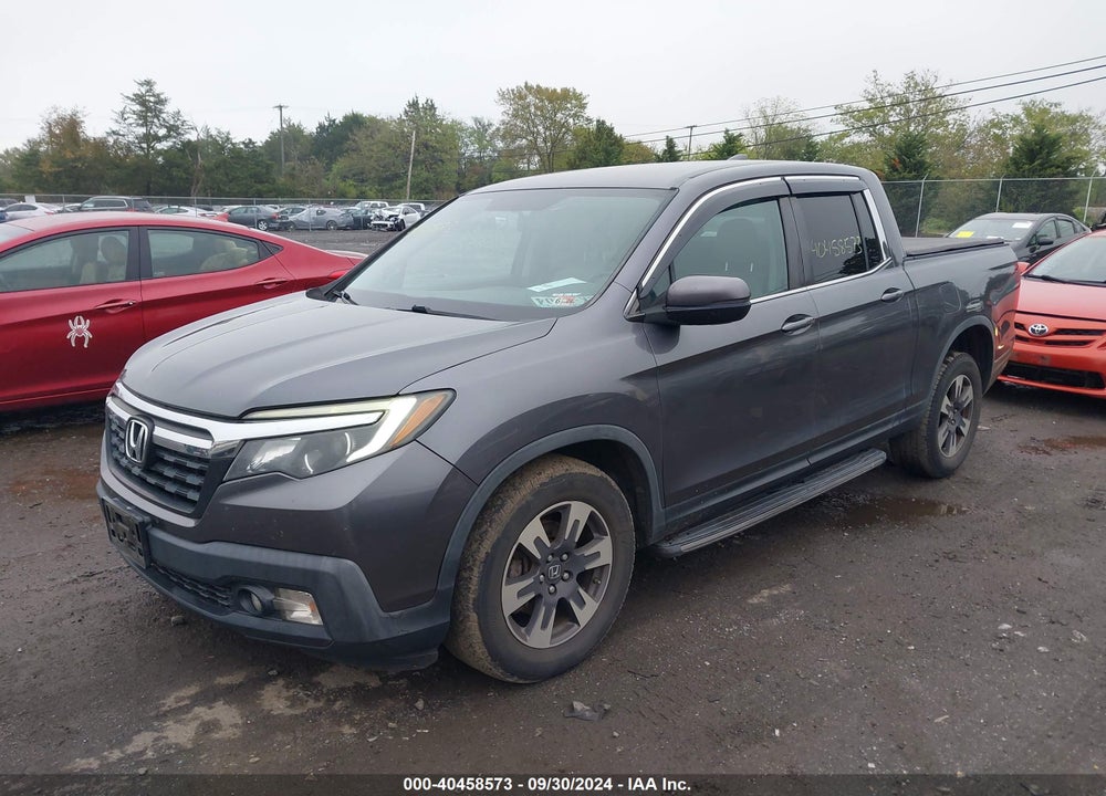 2017 HONDA RIDGELINE RTL-T VIN: 5FPYK3F6XHB001462