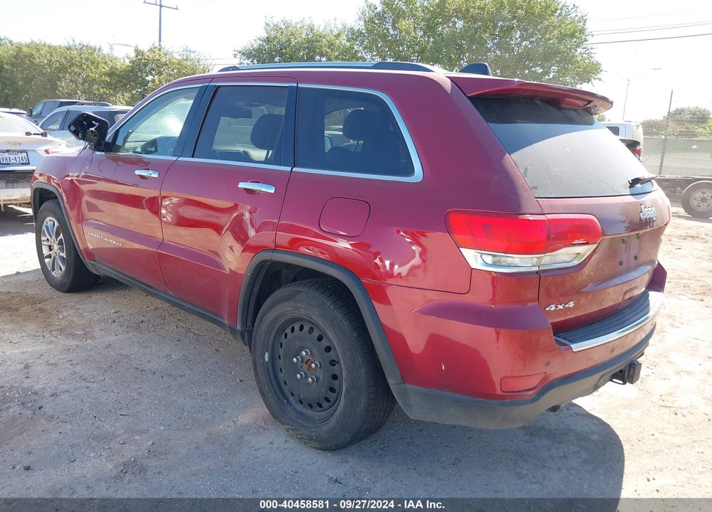 2014 JEEP GRAND CHEROKEE LIMITED VIN: 1C4RJFBG0EC518195