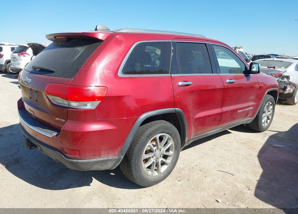 2014 JEEP GRAND CHEROKEE LIMITED VIN: 1C4RJFBG0EC518195