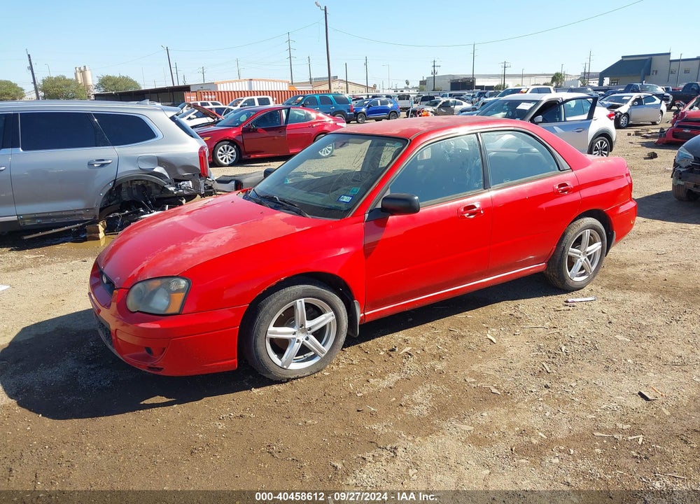 2005 SUBARU IMPREZA 2.5RS VIN: JF1GD67595H508781
